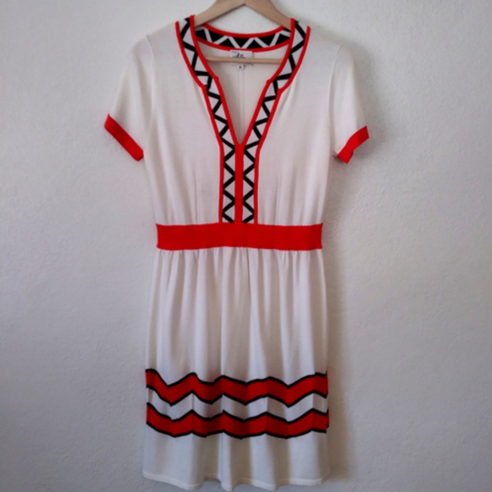 Milly Vintage Style Knit Midi Dress